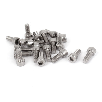 Harfington 20pcs M5x12mm Stainless Steel Hex Socket Head Cap Bolts Machine Screws DIN 912