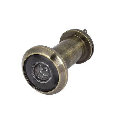Harfington 16mm Dia 200 Degree Wide Angle 35mm-52mm Thickness Door Viewer Peephole Bronze Tone