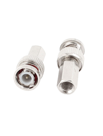 Harfington Uxcell 10pcs BNC Male Jack to Female Connector Adapter for CCTV Camera