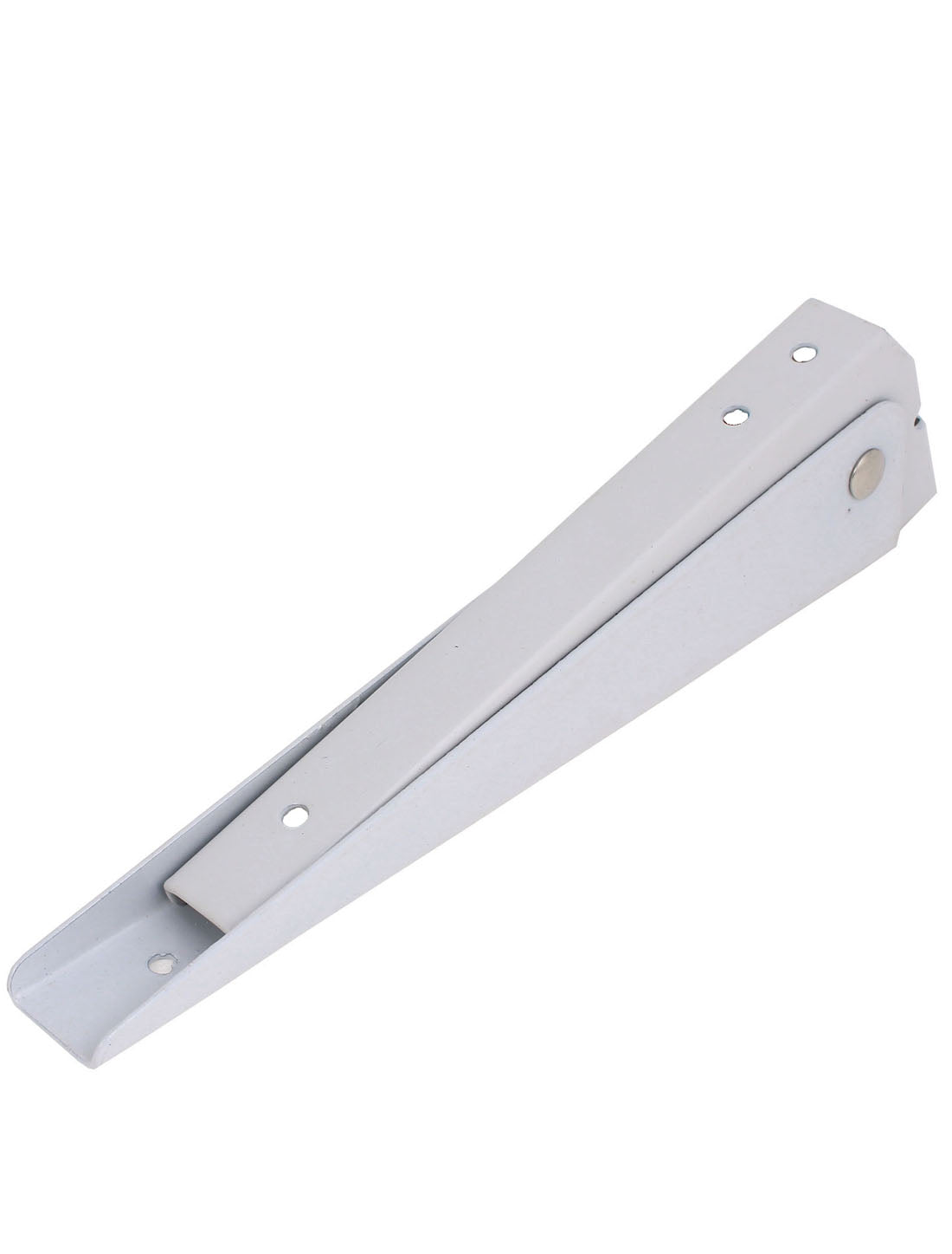 Harfington 19.5cm x 16.5cm White Metal Wall Mounted Folding Shelf Support Bracket 25mm Wide