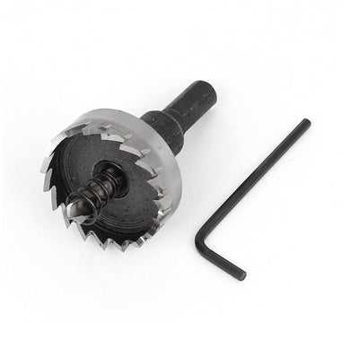 Harfington 35mm Cutting Dia HSS Hole Saw Tooth Cutter Drill Bit for Wood Iron Alloy