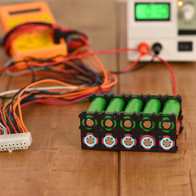 Harfington Uxcell 5 Pcs 18650 Lithium Ion Cell Battery Holder Bracket for DIY Battery Pack