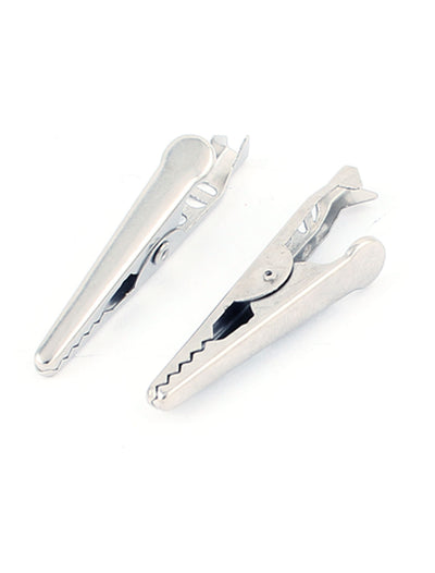 Harfington 15 Pcs Car Battery Test Metal Electric Alligator Clips Crocodile Clamps