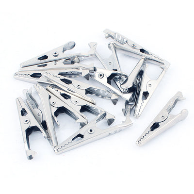 Harfington 15 Pcs Car Battery Test Metal Electric Alligator Clips Crocodile Clamps