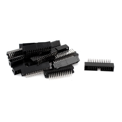 Harfington 16Pcs 2x13 26-Pin Box Header Connector IDC Male Sockets Right Angle 2.54mm