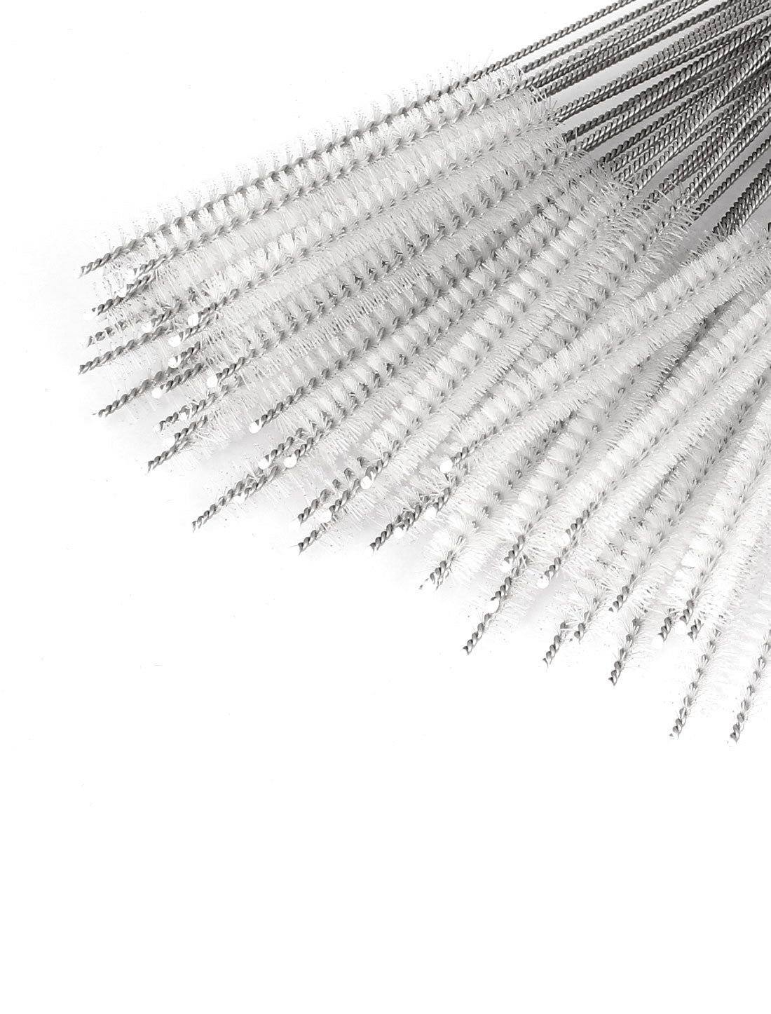 Harfington 7.5mm Dia Nylon Twisted Handle Test Tube Pipe Bottle Wash Cleaning Brushes 50pcs