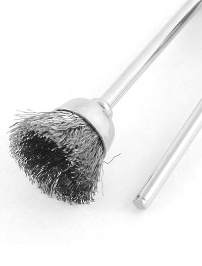 Harfington Silver Tone Steel Wire Polishing Brushes Jewelry Cleaning Buffing Tools 12pcs