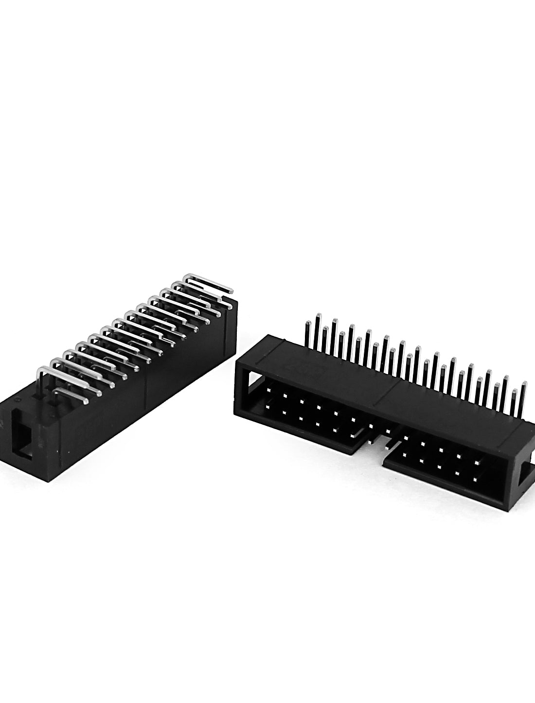 Harfington 14 Pcs Right Angle 26pins 2.54mm Pitch Double Row IDC Box Pin Headers Connectors