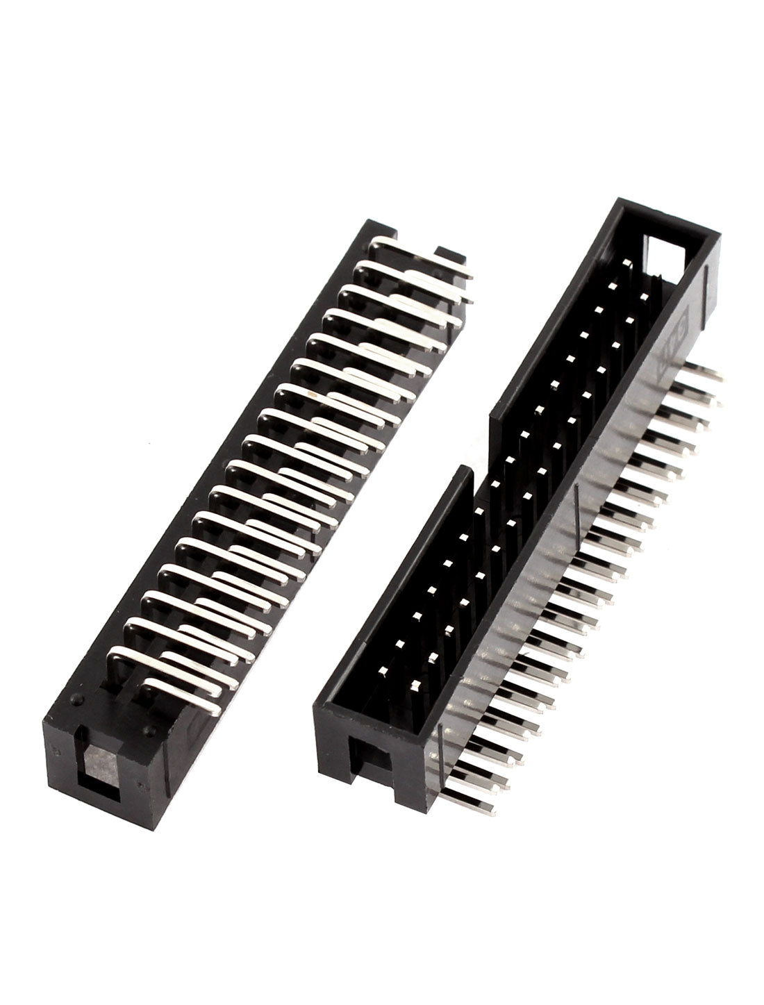 Harfington 16pcs 2x17 34-Pin Right Angle Box Header Connector IDC Male Sockets 2.54mm Bending Pin