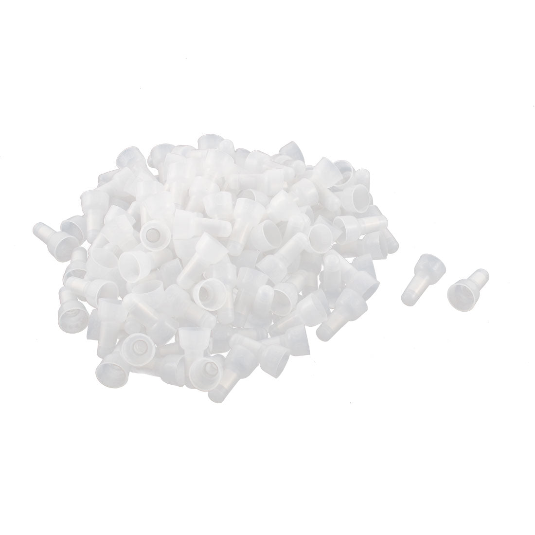 Harfington 145pcs CE5 12-10AWG Closed End Crimp Cap Car Radio Wire Connector Terminal White