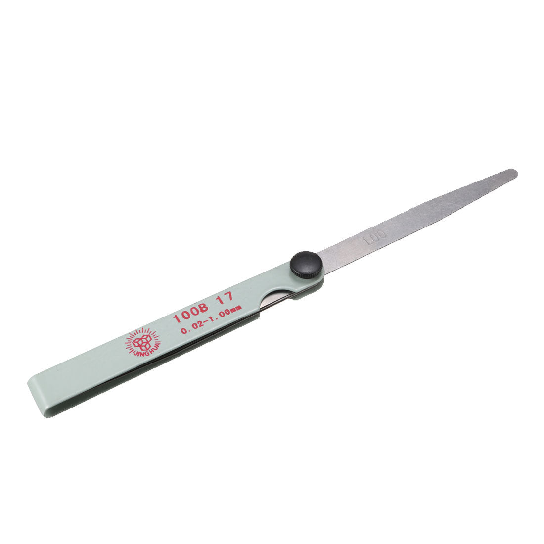 Harfington 10cm 3.9" Length 0.02mm-1.0mm Thickness Metal Metric Feeler Gauge