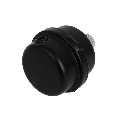 Harfington 16mm Diameter Male Silent Air Compressor Parts Muffler Silencer Filter Black