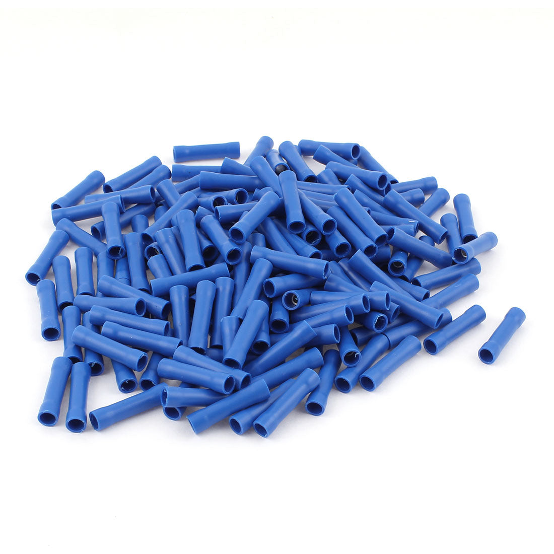 Harfington 170Pcs Dual Ends Blue Plastic Sleeve Insulated Female Crimp Wiring Terminal Cable Connector for AWG16-14