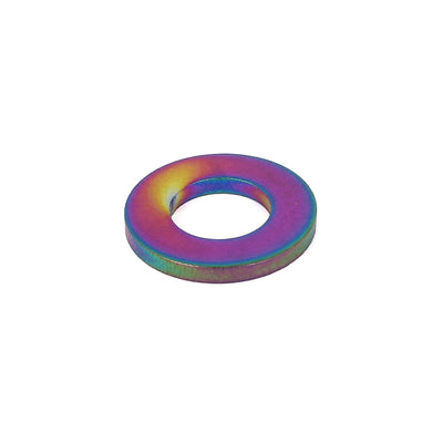 Harfington M10 Colorful Titanium Metric Plain Flat Washer Fastener DIN 125A for Bolt Screw
