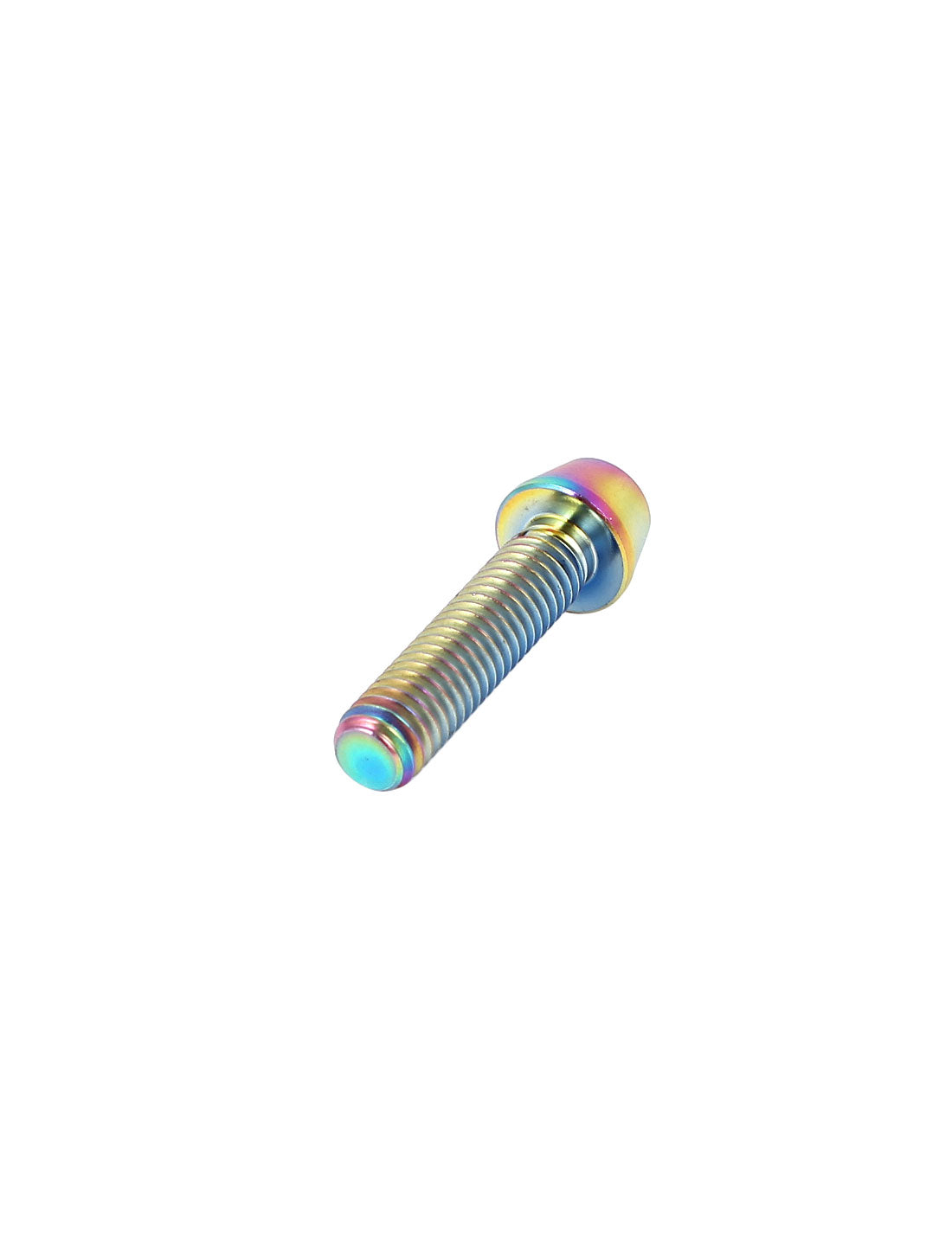 Harfington M6x25mm Colorful TC4 Titanium Ti Hex Socket Taper Cone Head Bolts MTB Bike Screws