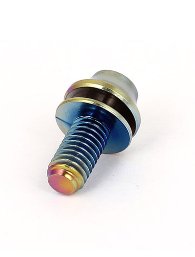 Harfington M5x12mm Colorful Titanium Ti Hex Socket Washer Tapered Head Bolt MTB Bike Screw