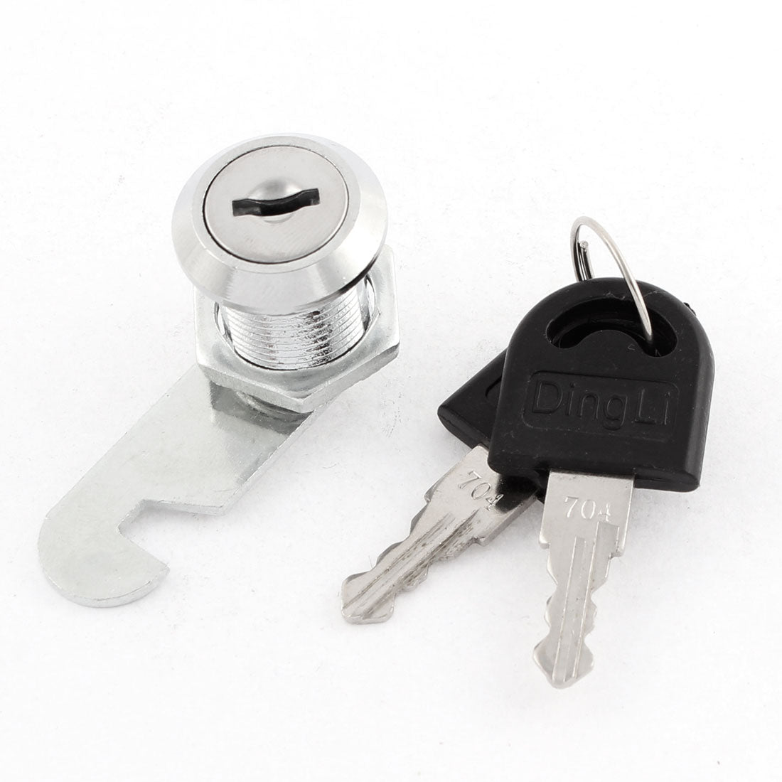 Harfington 18mm Thread Cabinet Mailbox Drawer Cupboard Locker Cam Lock w 2 Keys