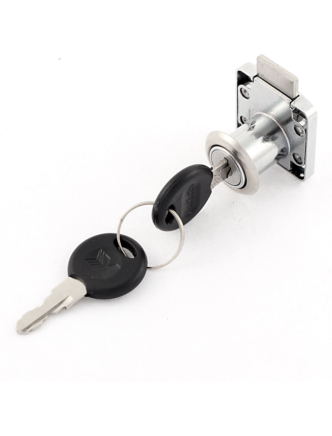 Harfington 16mm Dia Cylinder Head Cabinet Cupboard Security Drawer Lock w 2 Keys