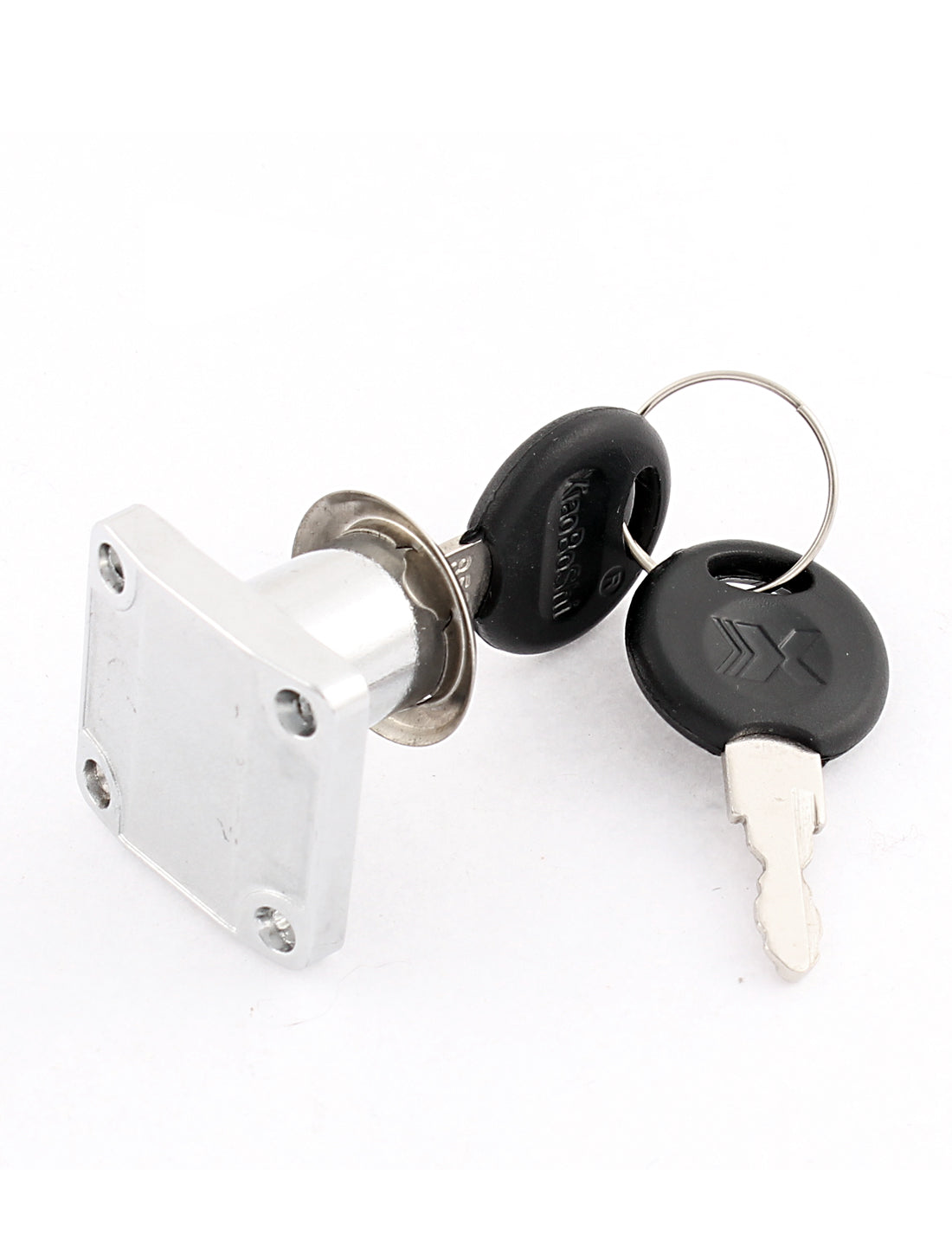 Harfington 16mm Dia Cylinder Head Cabinet Cupboard Security Drawer Lock w 2 Keys