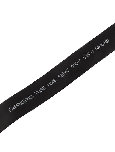 Harfington 16mm Dia Polyolefin 2:1 Heat Shrink Tube Tubing Sleeving Wire Wrap 1.5M