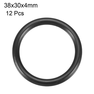 Harfington Nitrile Rubber O-Rings, Metric Buna-N Sealing Gasket Pack of 12