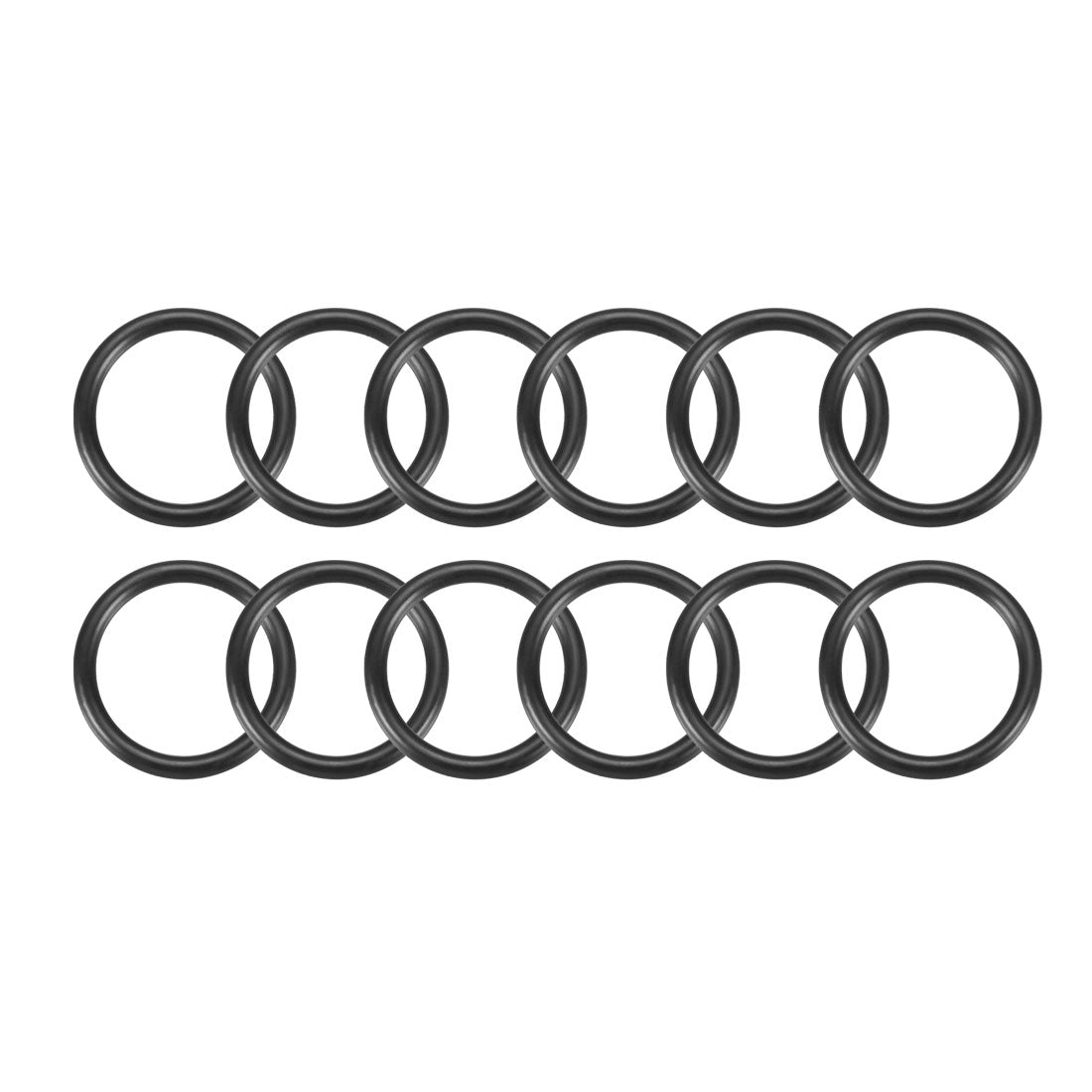 Harfington Nitrile Rubber O-Rings, Metric Buna-N Sealing Gasket Pack of 12