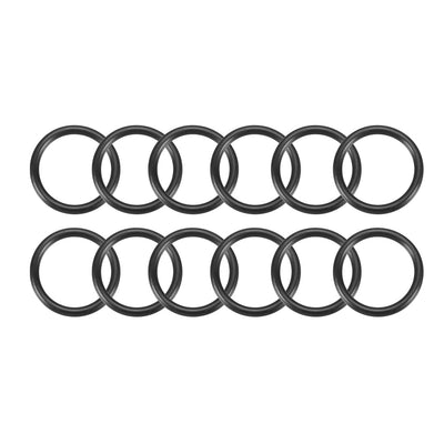 Harfington Nitrile Rubber O-Rings, Metric Buna-N Sealing Gasket Pack of 12