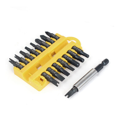 Harfington 1/4" Hex Shank Socket Torx Phillips Spanner Flathead Screwdriver Bit Set 17in1