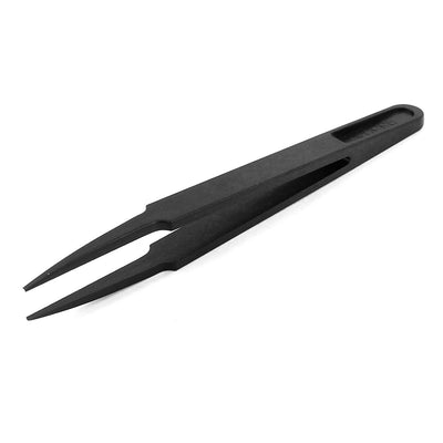 Harfington Watchmakers Jewelers Bamboo Anti Static Pointed Tip Straight Tweezer Plier Beading Repair Tool