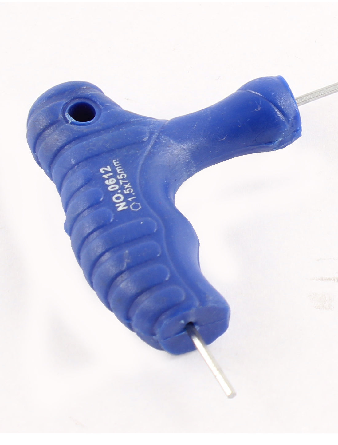 Harfington Tee Handle Dual Head H1.5 1.5mm Tip Shaft Hexagon Hex Key Wrench Blue