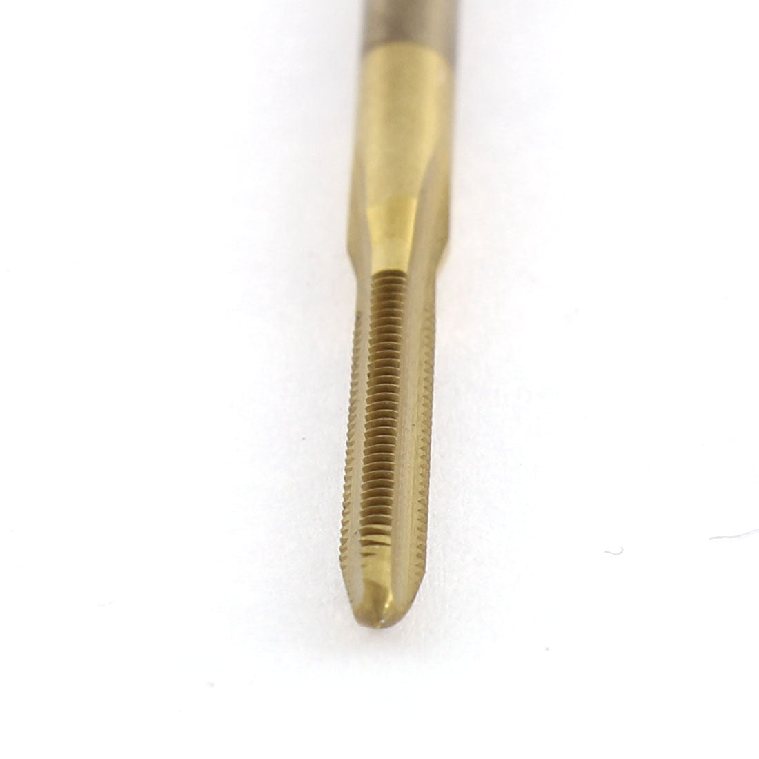 Harfington M2.5 X 0.45 50mm Long Straight Flute Ti Coated Spiral Point