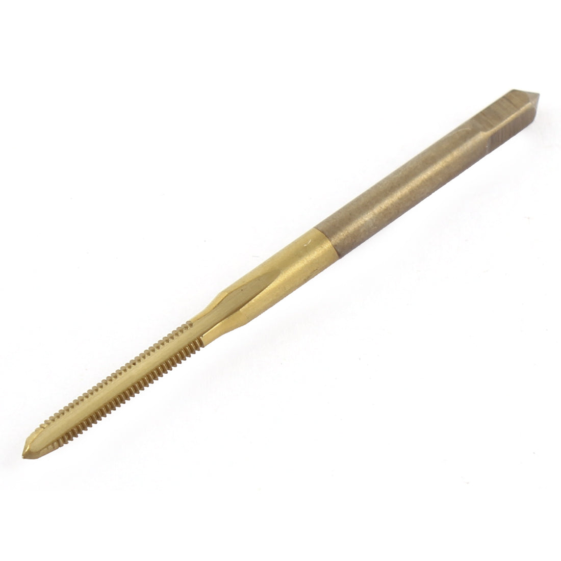 Harfington M2.5 X 0.45 50mm Long Straight Flute Ti Coated Spiral Point