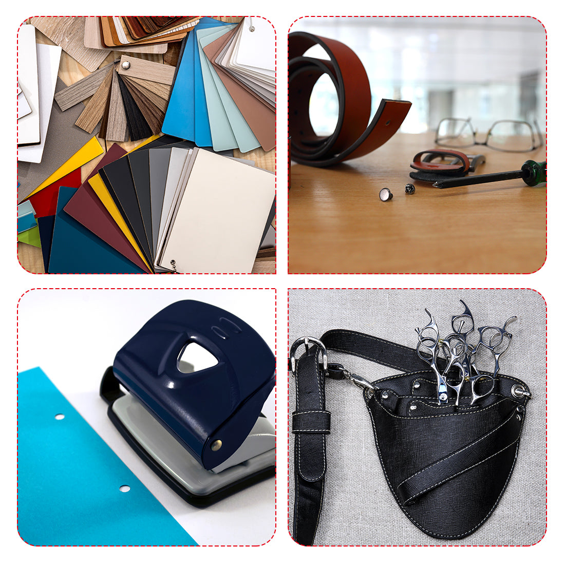 Harfington 5mmx6mm Brass Plated Binding Chicago Screw Post for Scrapbook Photo Albums 100 Sets