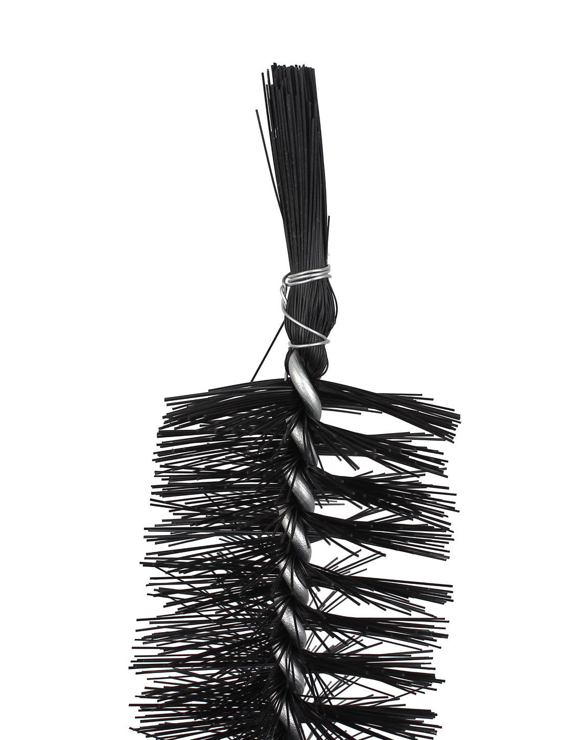 Harfington 50mm x150mm Twist Handle Nylon Test Tube Cleaning Bottle Brush Black