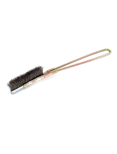 Harfington 21cm Long Handheld Metal Handle Steel Wire Cleaning Brush Tool