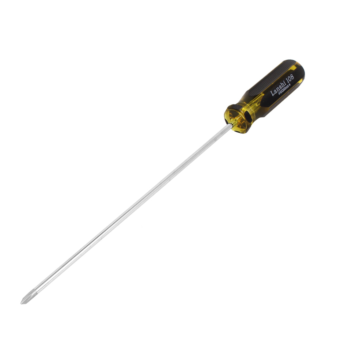 Harfington 5mmx250mm Shaft 5mm Magnetic Tip Nonslip Handle Phillips Screwdriver Handy Tool