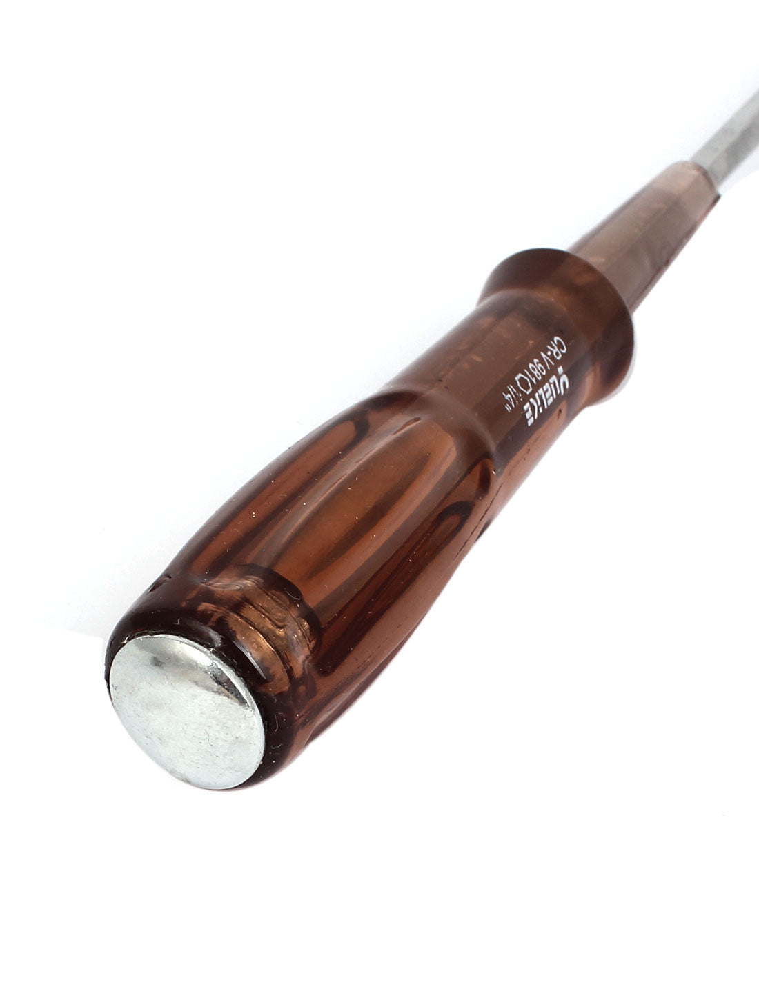 Harfington 6.5mm Tip Plastic Handle Magnetic Slotted Flat Head Screwdriver Handy Tool