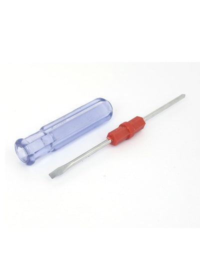 Harfington 3mm Magnetic Tip Plastic Handle Reversible 2 Way Slotted Phillips Screwdriver