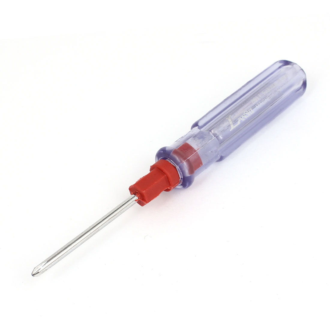 Harfington 3mm Magnetic Tip Plastic Handle Reversible 2 Way Slotted Phillips Screwdriver