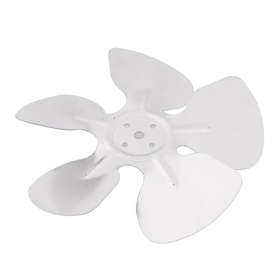 Harfington 167mm Dia Aluminium Cooling Fan 5 Vanes Silver Tone for DC AC Motor