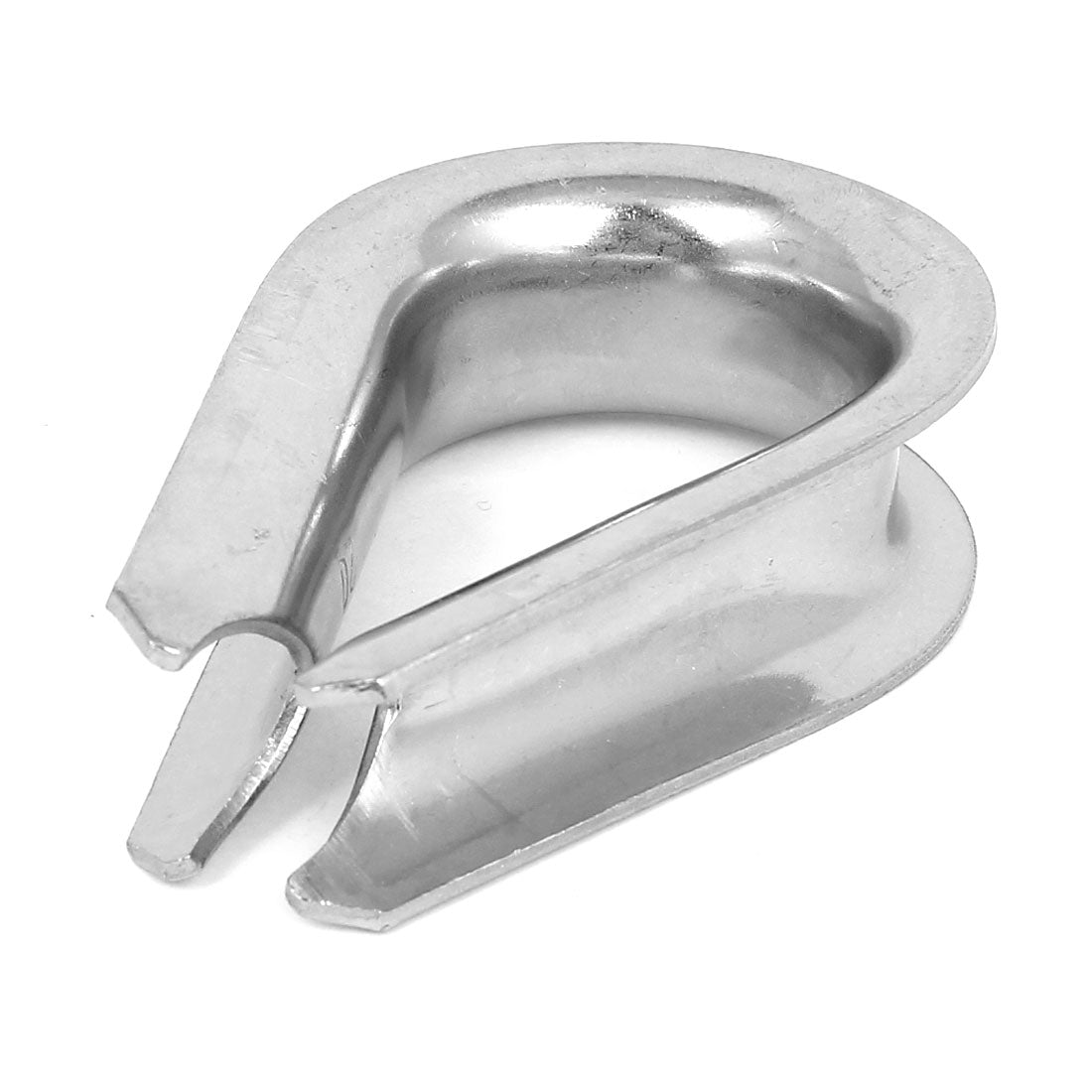 Harfington Stainless Steel 20mm 3/4" Standard Wire Rope Cable Thimbles Silver Tone