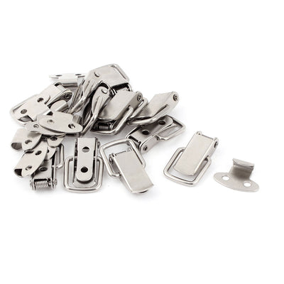 Harfington 12pcs Metal Spring Loaded Suitcase Box Chest Toggle Latches Hasp
