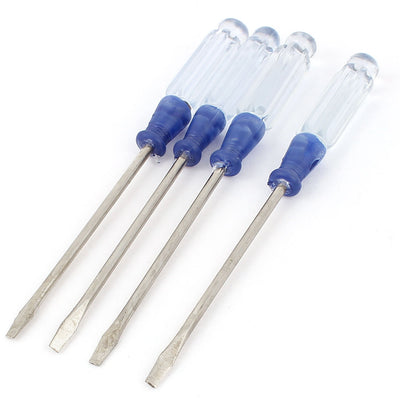 Harfington 4pcs Home Furniture Repairing Straight Flat Head Screwdrivers Repair Tool