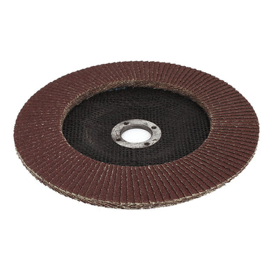 Harfington 180mm 7" Dia 22mm Inner Hole 80 Grit Flap Sanding Disc Wheel for Angle Grinder