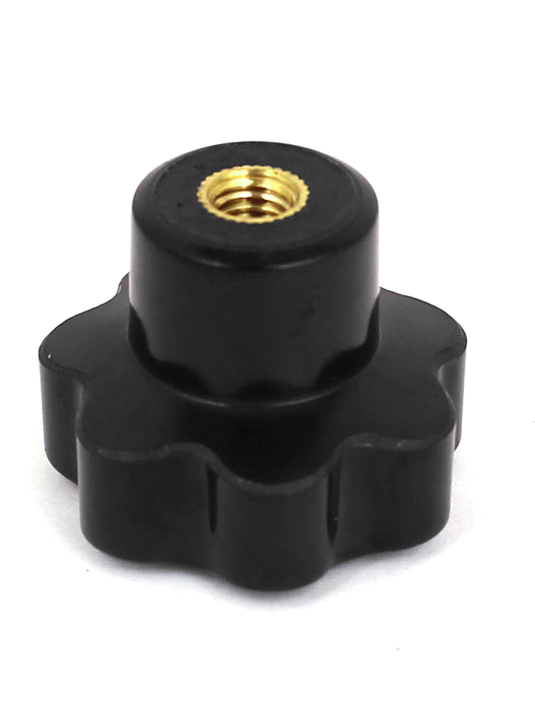 Harfington M6 6mm Female Thread Plastic Head Screw On Clamping Nuts Knob Black