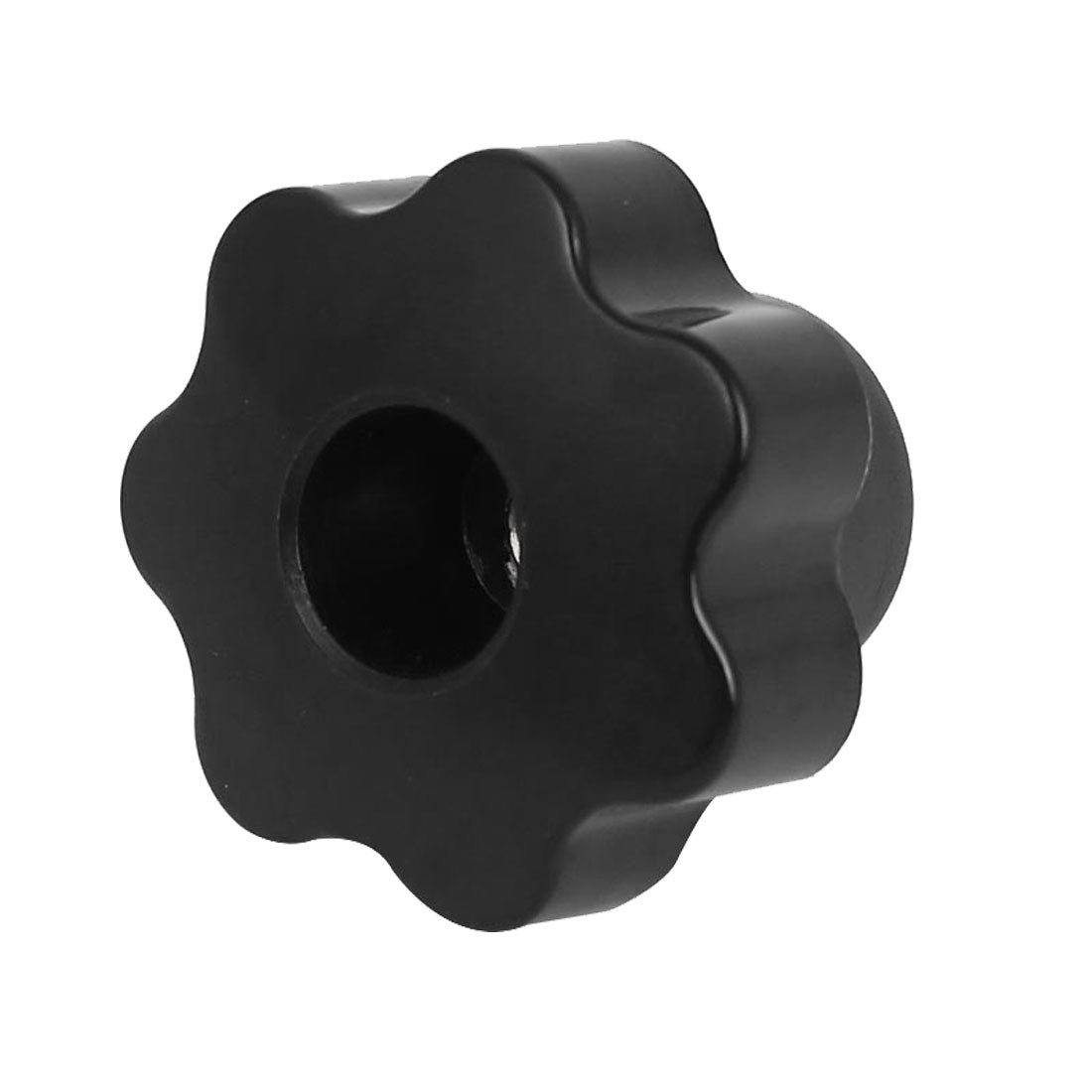 Harfington M6 6mm Female Thread Plastic Head Screw On Clamping Nuts Knob Black