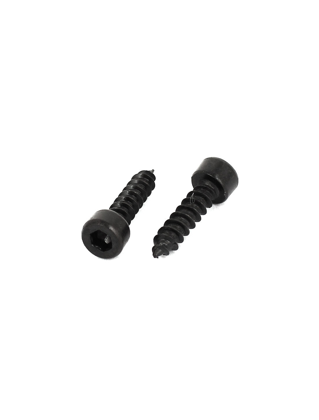 Harfington 4mm x 16mm Male Thread Carbon Steel Hex Head Self Tapping Screws 100 Pcs