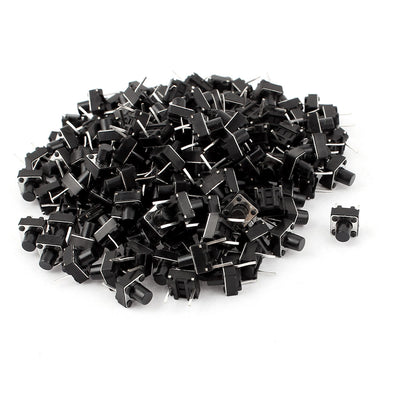 Harfington 150 Pcs 6x6x7mm Momentary DIP Tactile Push Button Micro Switch