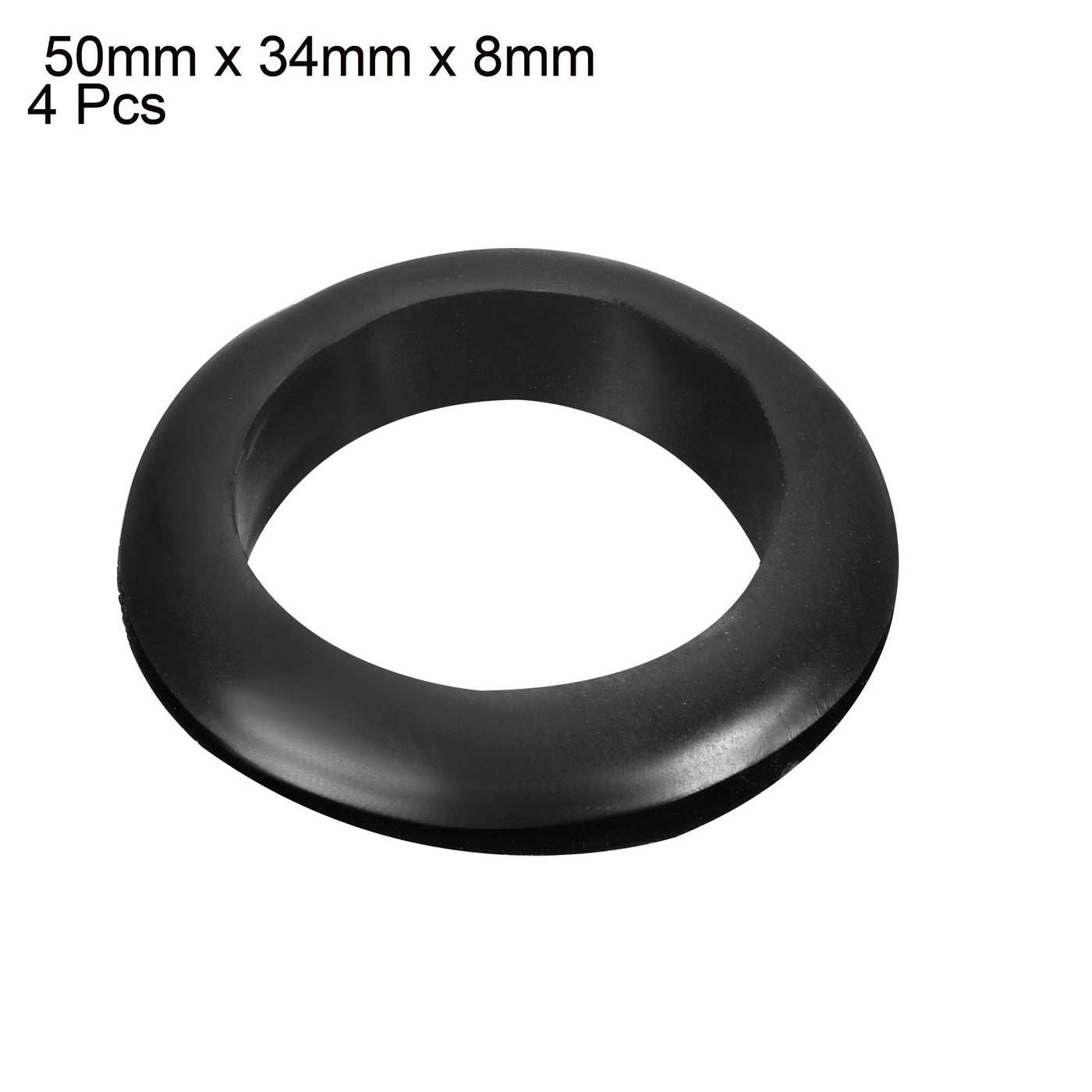 Harfington Nitrile Rubber O-Rings Metric Buna-N Sealing Gasket, Pack of 4