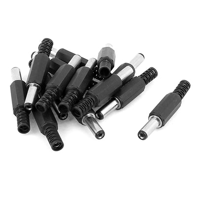 Harfington 14 Pcs 5.5mm x 2.1mm DC Power Male Jack Connector for CCTV Camera